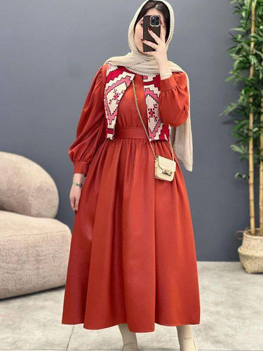 پیراهن ماهلین زیبا کیفیت عالی💜✅99968پرفاز