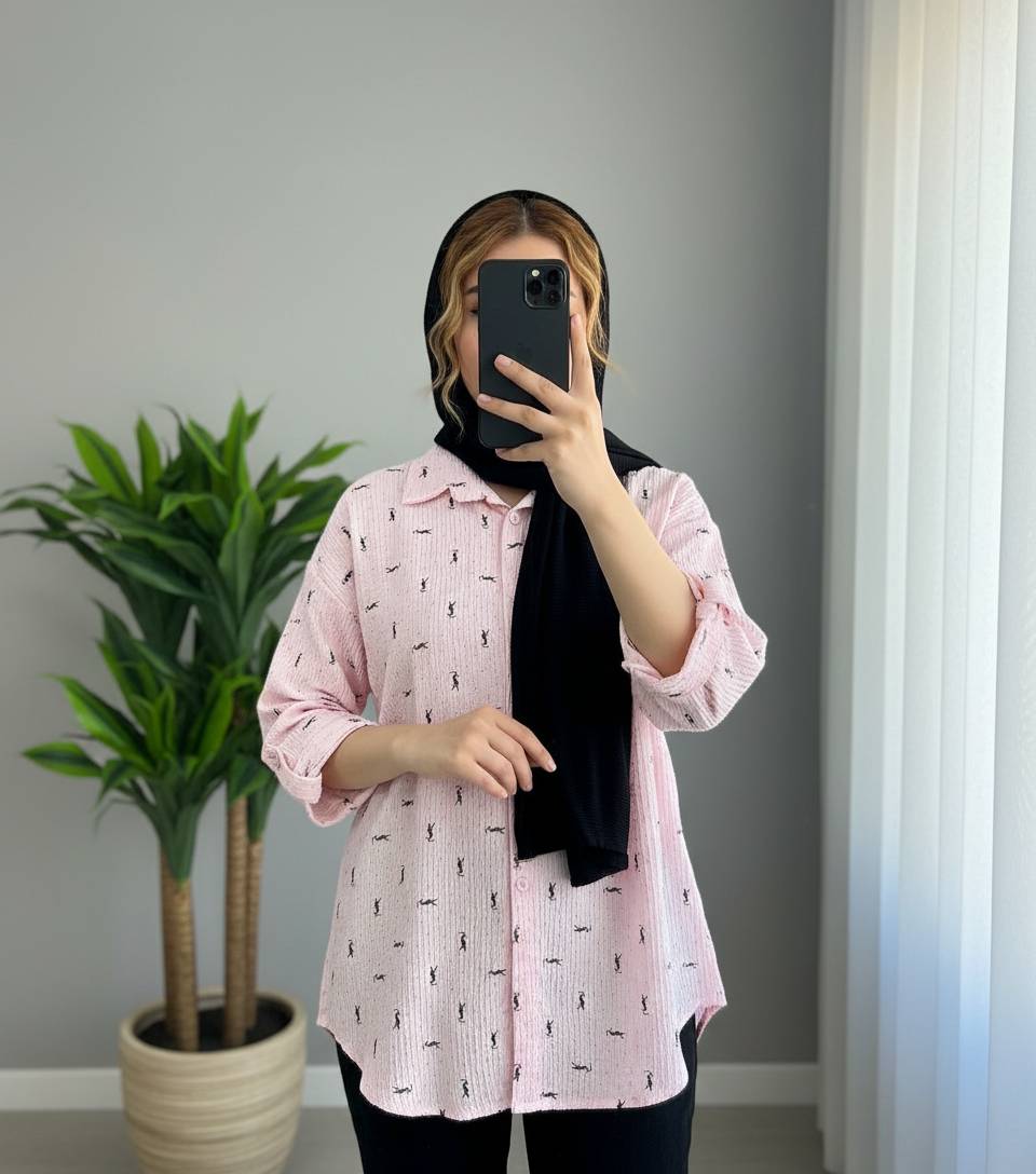 شومیز مانتویی وانیا در رنگ بندی جذاب 🥰🎀کد506 آدراپانا