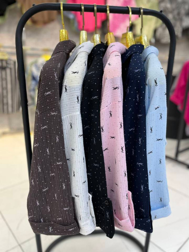 شومیز مانتویی وانیا در رنگ بندی جذاب 🥰🎀کد506 آدراپانا