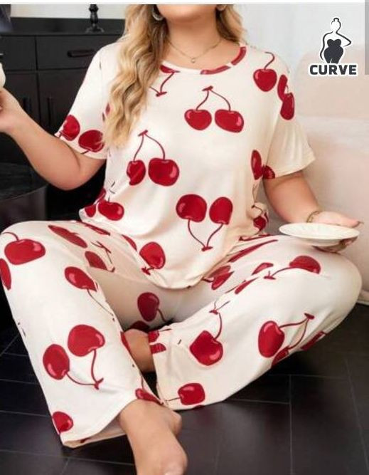 ست بلوز و شلوار راحتی سایز بزرگ ۲۵۶۱بزمی🛍🎀🌈💯