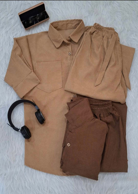 ست مانتو وشلوار کبریتی درجه یک تنخور عالی شیک در رنگ بندی متنوع 🌈 💯 کد ۱۳۱۵۶ فاروین