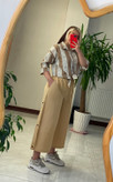 شلوار دامنی ۶ دکمه لنین شسته شده🍒🛍🤩💞شیدا