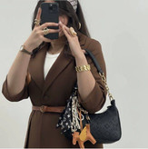 مانتو تکی ارتمیس✅🌹کد 9873جنس مازراتی کار بدون کمربند، نیل