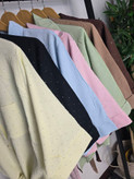 شومیز گره نگین زیبا وشیک در رنگبندی 🌈 🌈 ۱۳۲۵۹ ستشو