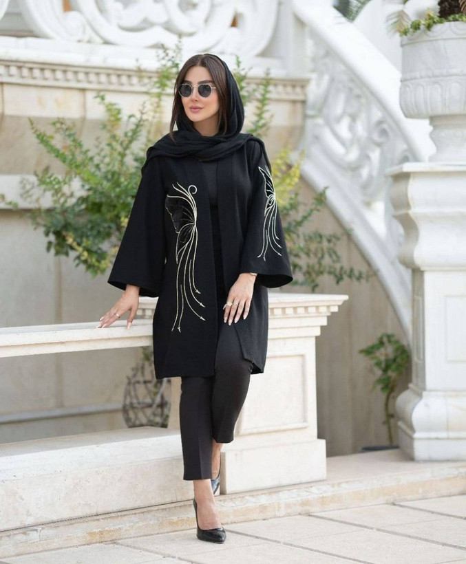 مانتو کتی پروانه شیک و زیبا 🎀🥰😍کد 13325 کلار