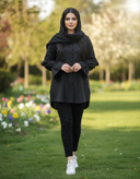 شومیز آستین عروسکی داکرون درجه یک تنخور عالی در رنگبندی 🌈 🌈 الیزه