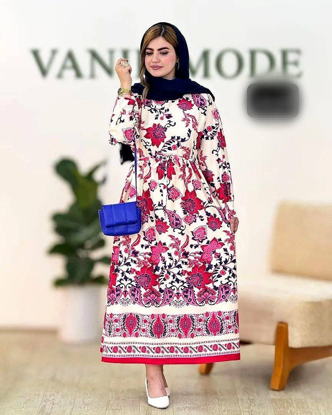 پیراهن ساحلی رز زیبا و شیک ❤️✅😍99992پرفاز