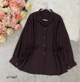 مانتو کمربند دار جگوار نگینی کیفیت تضمینی ✅😍13639تنیس
