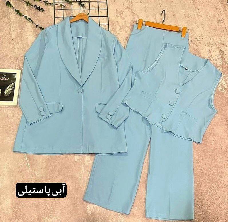 ست کت شلوار سه تیکه زیبا و شیک❤️99963پرفاز برند
