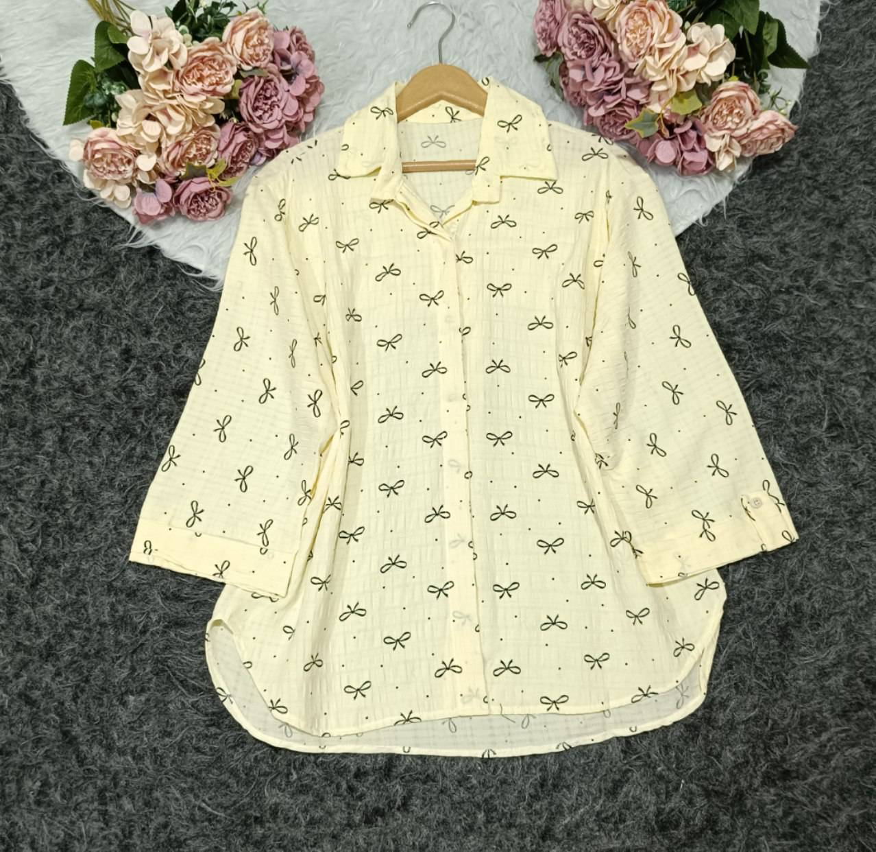 شومیز پاپیون ۲۲۹ سبک وخنک تنخور شیک در رنگ بندی 🎀 🎀 کد ۱۳۳۶۹ لیدی