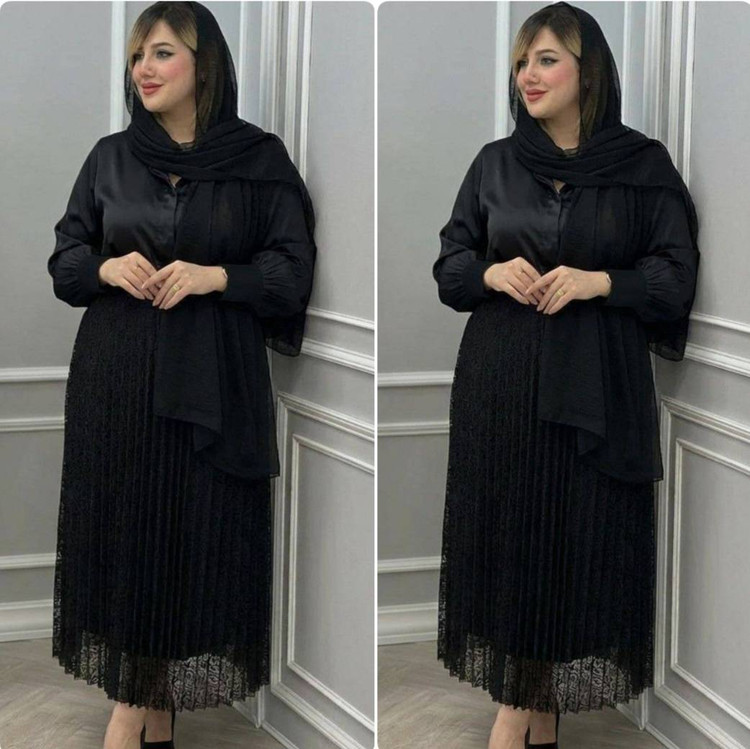 دامن پلیسه گیپور مجلسی ❤️✅1548الیشکا