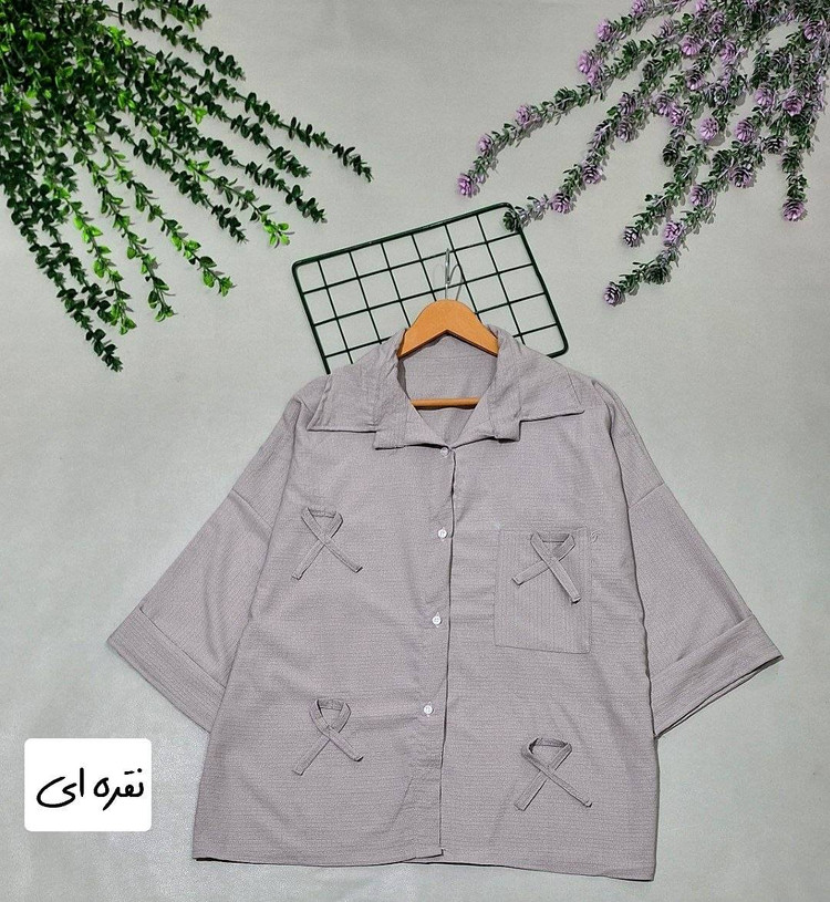 شومیز عروسکی گیسو در رنگ بندی جذاب و پاستیلی ❤️🥰کد 566 آدراپانا