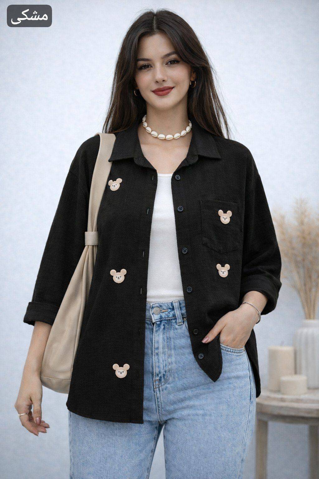 شومیز عروسکی ندی در رنگ بندی جذاب🥰🎀کد 570 آدراپانا