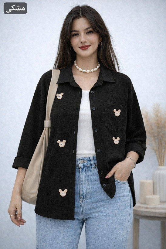 شومیز عروسکی ندی در رنگ بندی جذاب🥰🎀کد 570 آدراپانا
