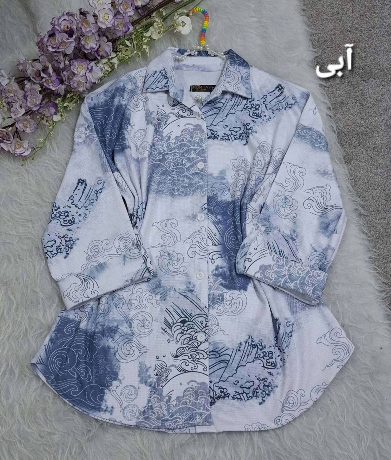شومیز مانتو مچ کیمونو مچ پاکتی زیبا و شیک تنخور عالی در رنگبندی 🌈 🌈 کد ۵۹۵۳ فاروین
