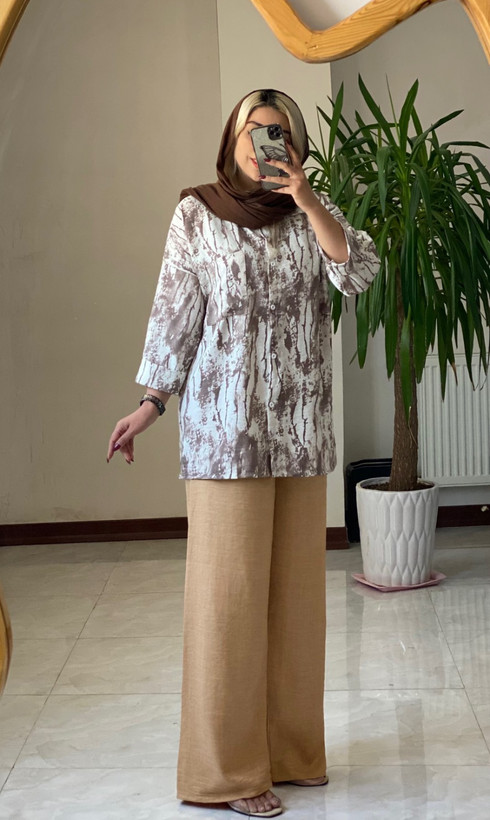 ست شومیز شلوار رها 🎀🛍🌈۱۸۳ آرشیدا