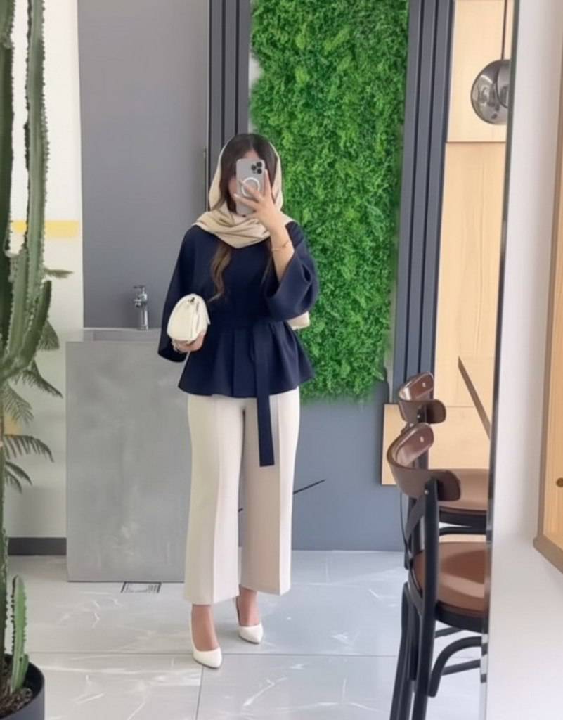 ست مانتو و شلوار بهاره مازراتی اعلا در رنگ بندی کد 4982 سیمو