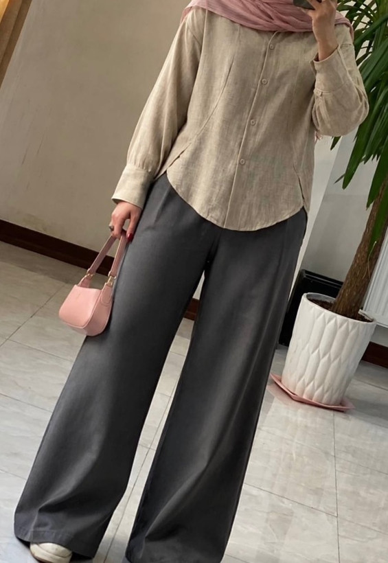 مانتو لنین بغل هلال یاس ترک وارداتی 💞💯🛍🛍۲۰۴ ارشیدا