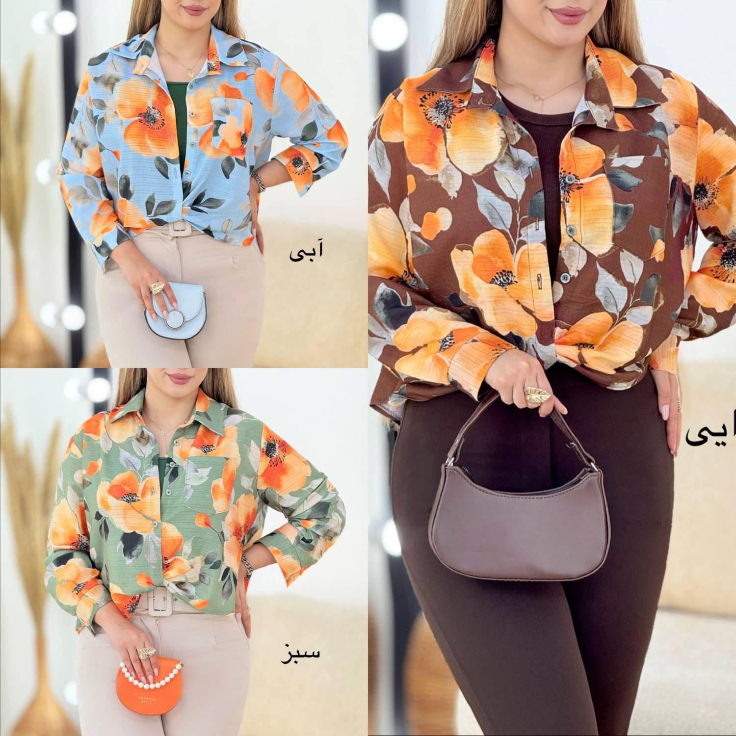 شومیز نازارگل نخی وارداتی با کیفیت 💞🎀👌۱۴۱۶۲ نفیس