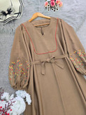 کفتان گلدوزی نرگسی تنخور شیک و رنگ بندی جذاب 🥰🎀کد 14154 کلار