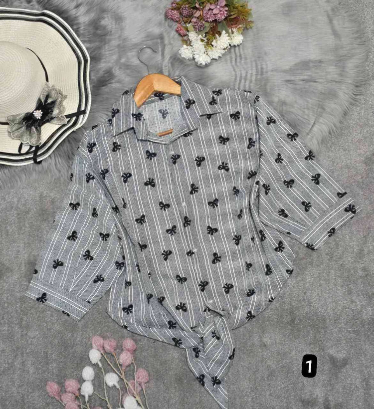 شومیز گره ای در رنگ بندی جذاب 🎀❤️کد 7343 کلار