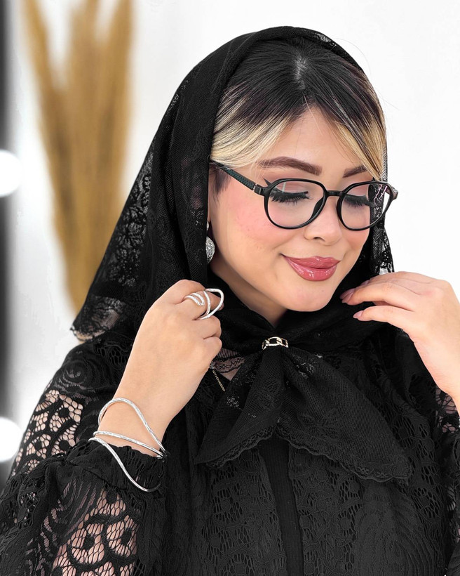 مینی اسکارف دور دانتل زیبا وشیک 🥰🥰کد۱۴۱۰۹ ستشو