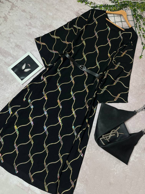 مانتو عبایی خوشه کیفیت عالی ✅😍99983پرفاز