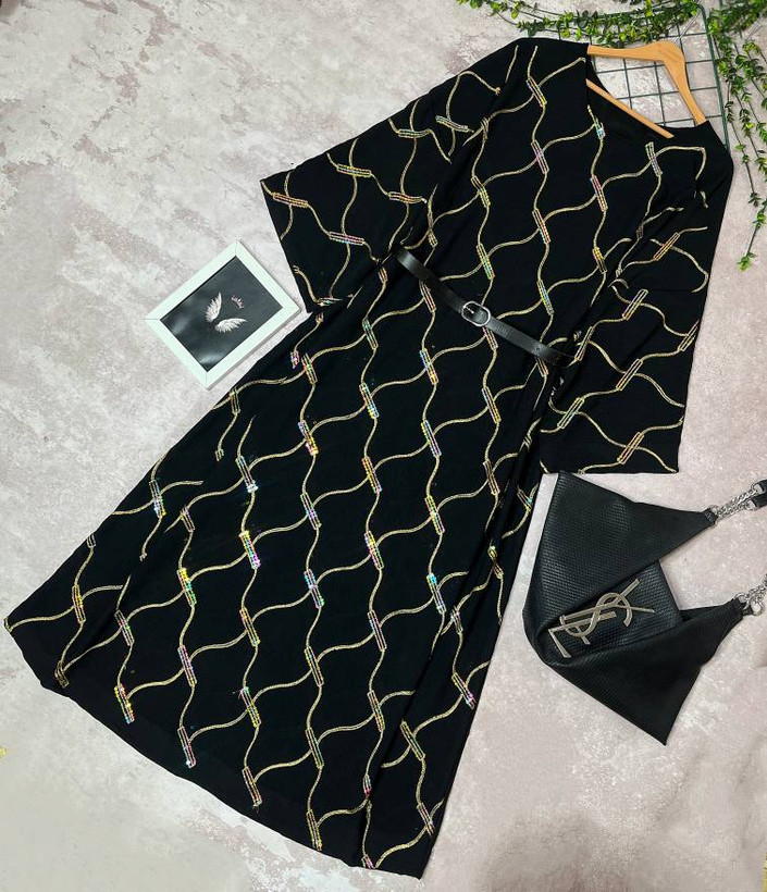 مانتو عبایی خوشه کیفیت عالی ✅😍99983پرفاز