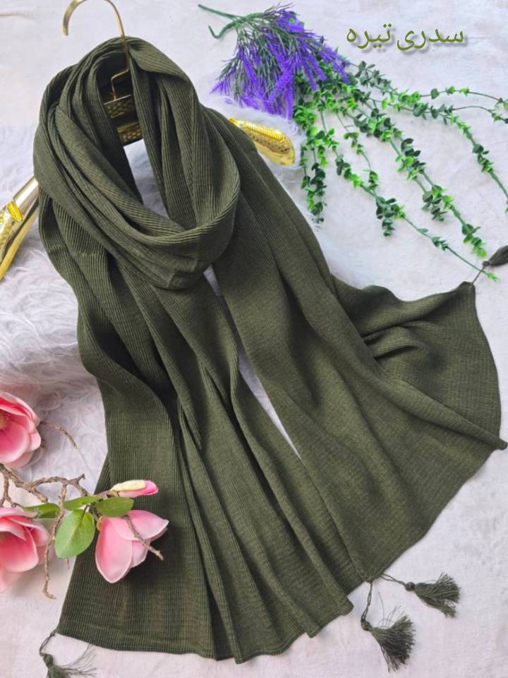 شال بهار پوش برشکا پلیسه زیبا و جذاب در رنگ بندی 🎀 🎀 کد ۱۳۴۳۵ ستشو