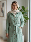 مانتو سه دکمه پشت صوفیا درجه یک کیفیت تضمینی در رنگ بندی 🎀 🎀 کد ۱۲۰۸۳ فاروین