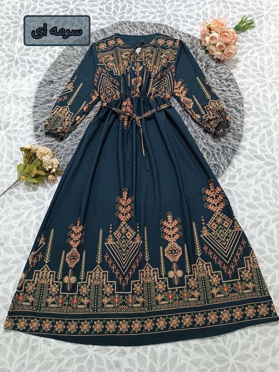 پیراهن کتیبه کلوش بوگاتی اعلا تنخور عالی وشیک در رنگ بندی 🎀 🎀 کد۳۱۵۸ دلتا