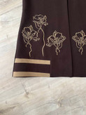 کت شلوار گلدوزی رویا زیبا و مجلسی ❤️✅7588آمیگل