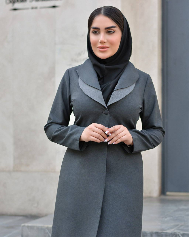 مانتو شلوار اداری تیسا😍✅6790آمیگل
