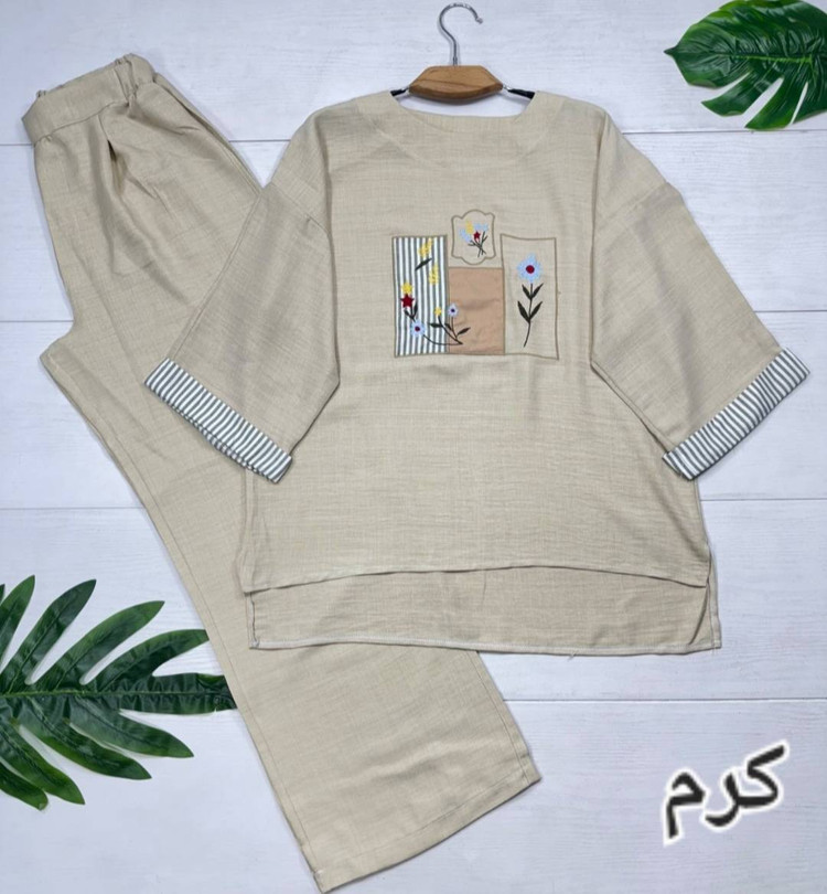 تونیک شلوار میشکا زیبا و شیک 😍✅10412الیشکا