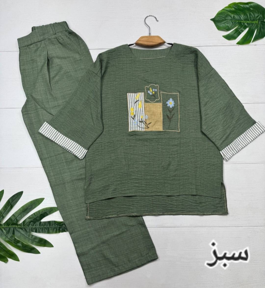 تونیک شلوار میشکا زیبا و شیک 😍✅10412الیشکا