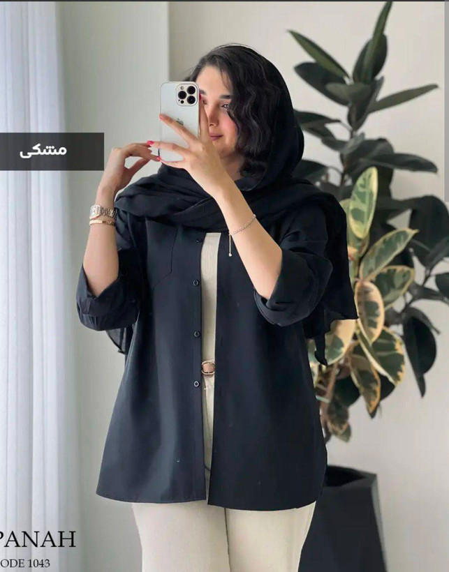 شومیز مانتویی محرمی تنخور شیک و زیبا 🥰❤️کد 459 شیک و مد