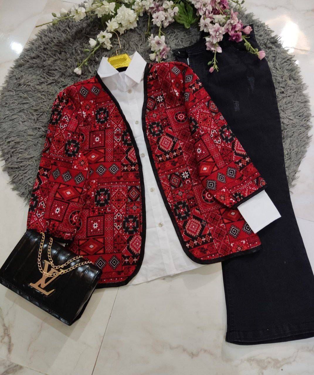 کت گلیمی تافته سوزن دوزی 💯🌌🌈۶۷۷۶ نفیس