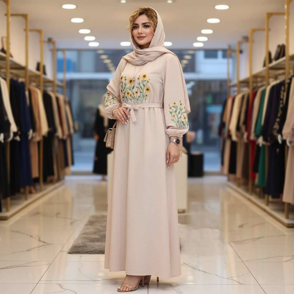 کفتان گلدوزی اروشا رنگ بندی شیک و زیبا 🥰🎀کد 1۵۶۶۱ کلار