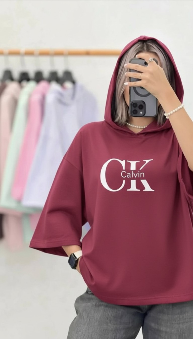 تیشرت لانگ CK زیبا وجذاب تنخور عالی در رنگبندی 🤩 🤩 کد ۱۰۴۴۵ راشین