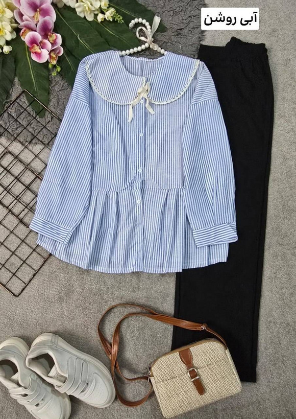 شومیز نخی خارجی وارداتی 💯🛍🌌🍒۱۵۴۱۱ نفیس