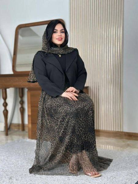 ست کت دامن و شال ترلان زیبا و شیک ❤️✅3337الیشکا