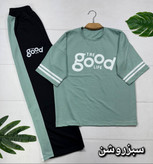 ست تیشرت شلوار goodزیبا و شیک 😍✅16129الیشکا