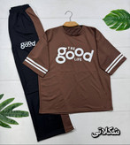 ست تیشرت شلوار goodزیبا و شیک 😍✅16129الیشکا