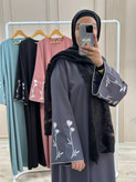 مانتو عبایی گلسا زیبا و خاص 🤩✅4058آمیگل