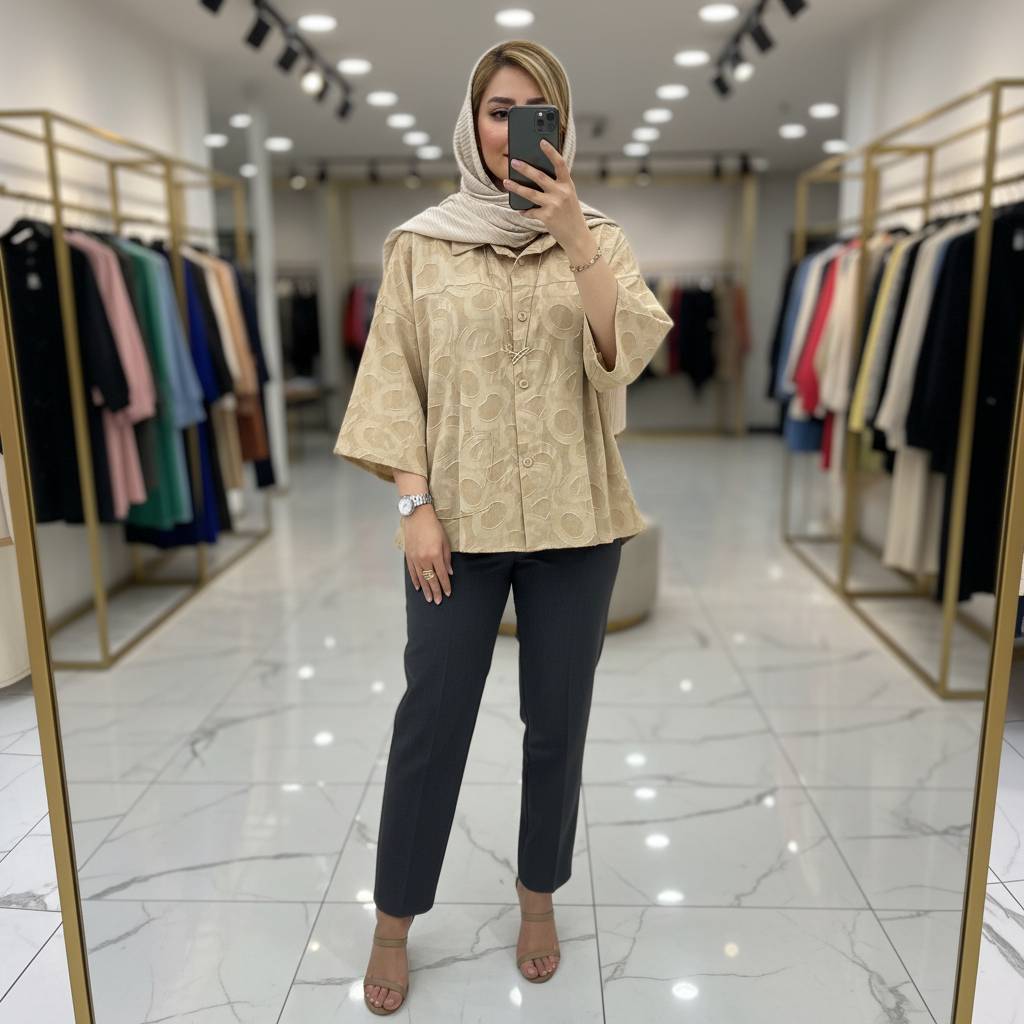 شومیزباکسی لادن رنگ بندی تابستانه زیبا 🥰😍کد 16155 کلار