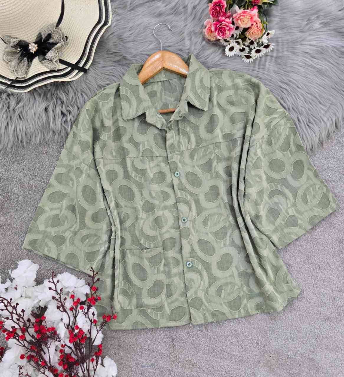 شومیزباکسی لادن رنگ بندی تابستانه زیبا 🥰😍کد 16155 کلار