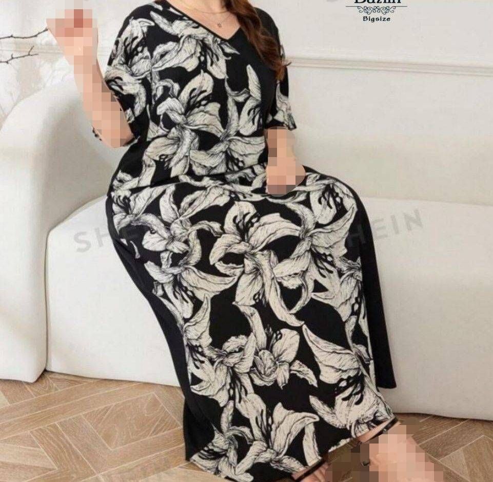 پیراهن لانگ کرپ حریر ۲۲۹۴ بزمی💯🌈🎀