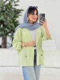 کت آستین بندی شبنم کیفیت عالی ✅😍15793سارین