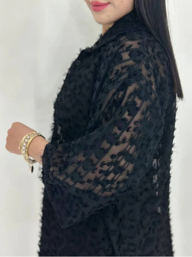 شومیز محرمی روژا تنخور زیبا و شیک 🖤😍کد 16373 ترمه