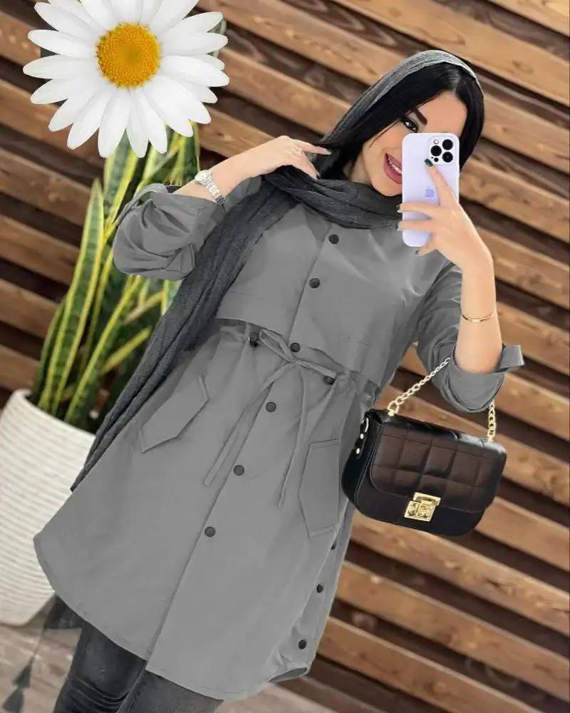 مانتو دانشجویی زیبا و رنگ بندی شیک 🎀🥰کد 003 شیک و مد